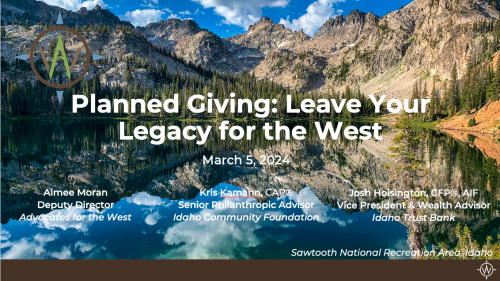 3-5-2024 Planned Giving Webinar